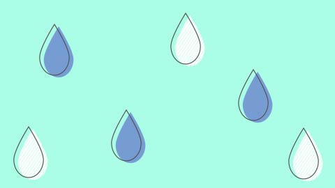 動く背景素材 フリー素材 シンプルな背景 しずく ドロップ 水玉 Torihoppe